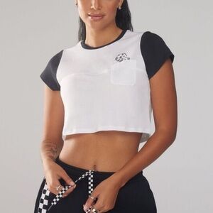 Savage x Fenty Cropped Short Sleeve Top